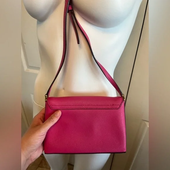 Kate Spade Pink Crossbody Bag with Structured Design - Picture 5 of 9